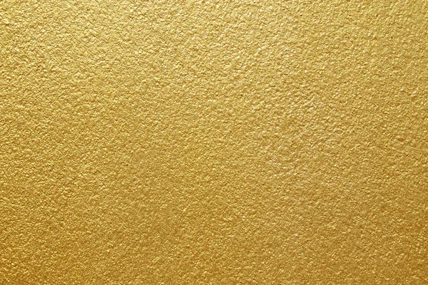 Goldfarbe Auf Betonwand Textur Hintergrund — Stockfoto