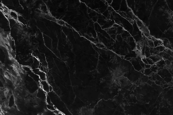 Schwarzer Marmor Gemustert Textur Hintergrund — Stockfoto