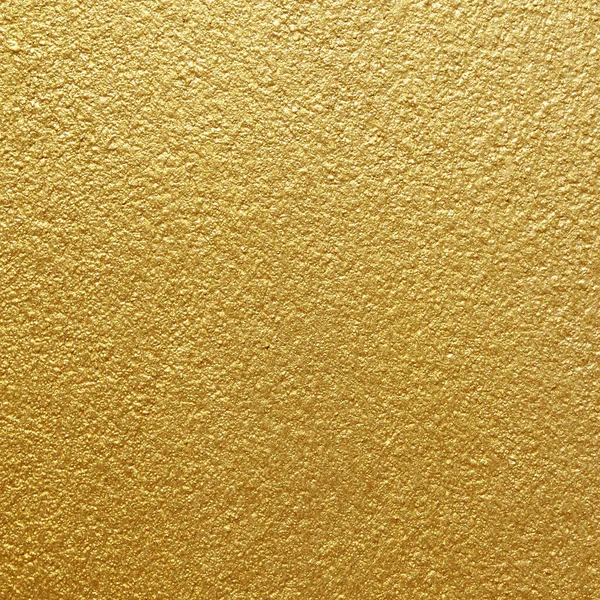 Oro Foglia Giallo Lucido Sfondo Texture Parete — Foto Stock