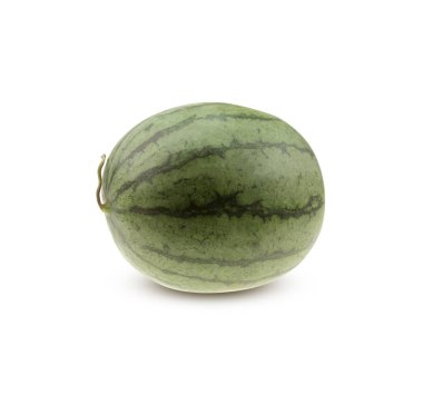 Beyaz arkaplanda karpuz izole edilmiş. .