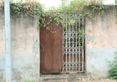 Eski kapı ve eski çit