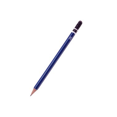 Beyaz arkaplanda 2B kalem izole.