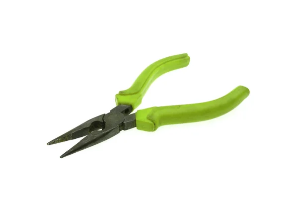 Pliers White Background Clipping Path — Stock Photo, Image