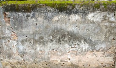 Arka plandaki eski tuğla duvar