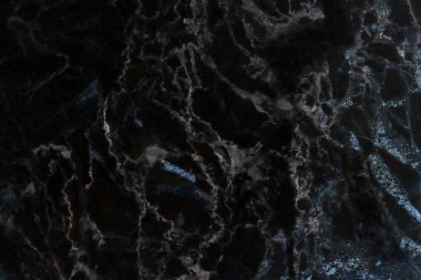 Arkaplan için siyah mermer doğal desen, soyut siyah ve beyaz