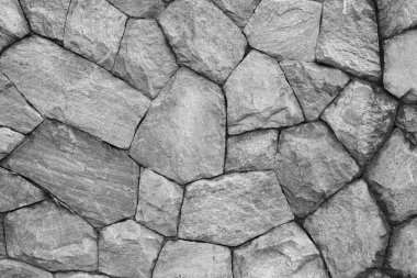 Arkaplan ya da doku olarak taş duvar. 
