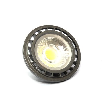 LED lambaları beyaz arkaplanda izole edildi