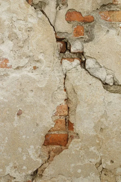 Incrinato Cemento Muro Epoca Sfondo Vecchio Muro — Foto Stock