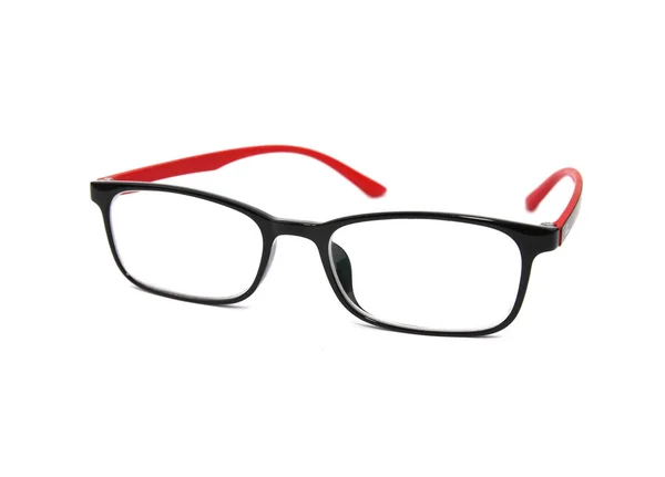 Óculos Isolados Branco Com Caminho Recorte — Fotografia de Stock