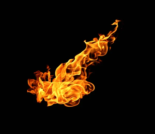 Brannsamling Isolert Svart Bakgrunn – stockfoto
