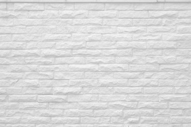 Dekoratif beyaz kayrak taş duvar yüzeyi paterni
