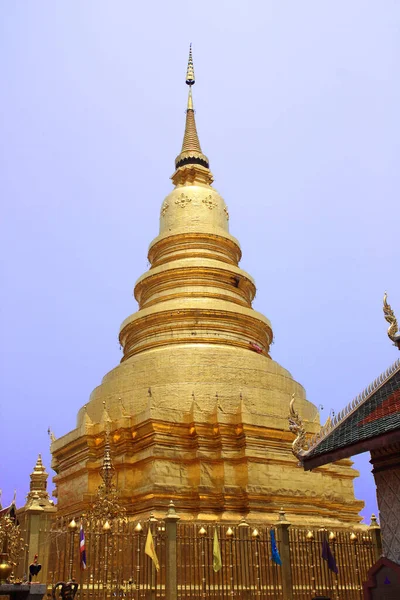 Phra Tempio Hariphunchai Lamphun Thailandia Del Nord — Foto Stock