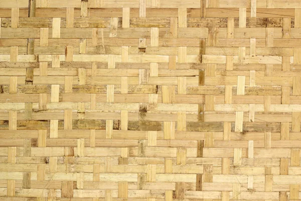 Close Woven Bamboo Pattern — Stock Photo, Image