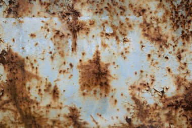 Eski metal demir paslı arka plan ve doku