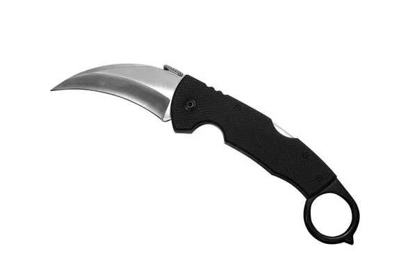 Çakı beyaz arka planda izole edilmiş.