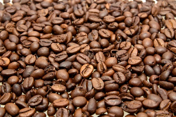 Chicchi Caffè Torrefatto Può Essere Utilizzato Come Sfondo — Foto Stock