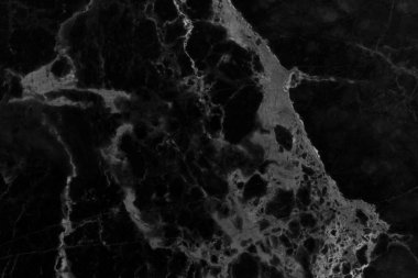 Arkaplan için siyah mermer doğal desen, soyut siyah ve beyaz