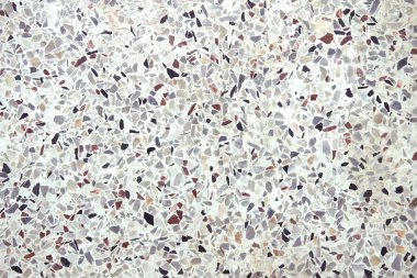 Terrazzo döşemesi ya da eski mermer. cilalanmış taş dokusu arka plan için güzel