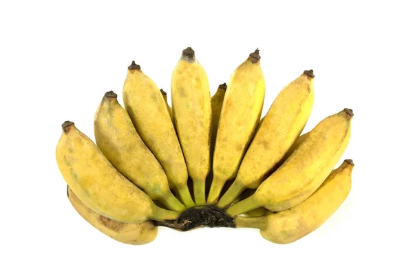 Banana Namwa Isolated White Background — Foto de Stock