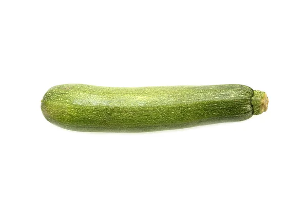 Verse Groente Courgette Geïsoleerd Witte Achtergrond — Stockfoto