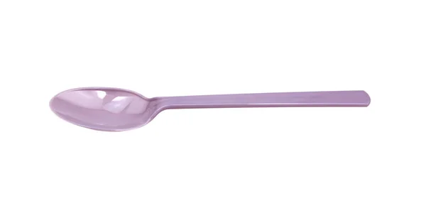 Plastic Spoon Isolated White Background — Stock Photo, Image