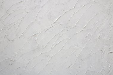 Beyaz alçı yatay desenli ya da arka planlı klasik duvar.