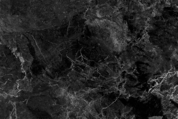 Arkaplan için siyah mermer doğal desen, soyut siyah ve beyaz