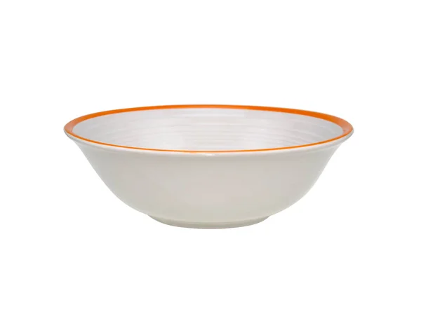Ceramic Bowl White Background — Fotografia de Stock