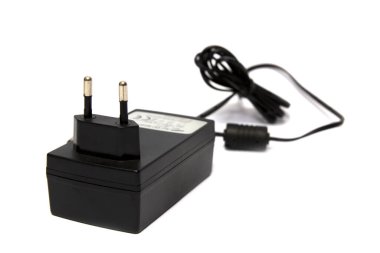 Beyaz arka plan üzerinde izole bağdaştırıcısı takın