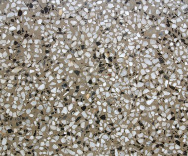 Eski terrazzo döşeme mermer taş duvar dokusu soyut