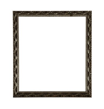 art picture frame isolated on white background