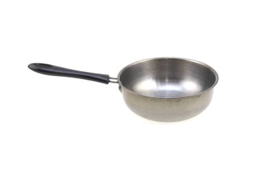 Aluminum pot isolated on white background
