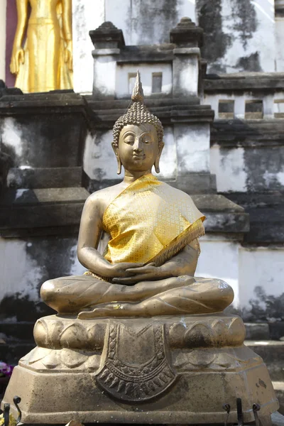 Buddha Statuen Werden Thailand Von Den Menschen Verehrt — Stockfoto