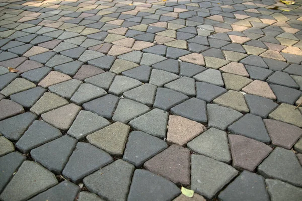 Pavimento Calçadas Parques São Feitos Pedra — Fotografia de Stock