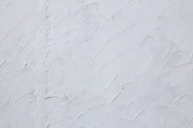 Çalışan doku arka planında eski beyaz beton duvar