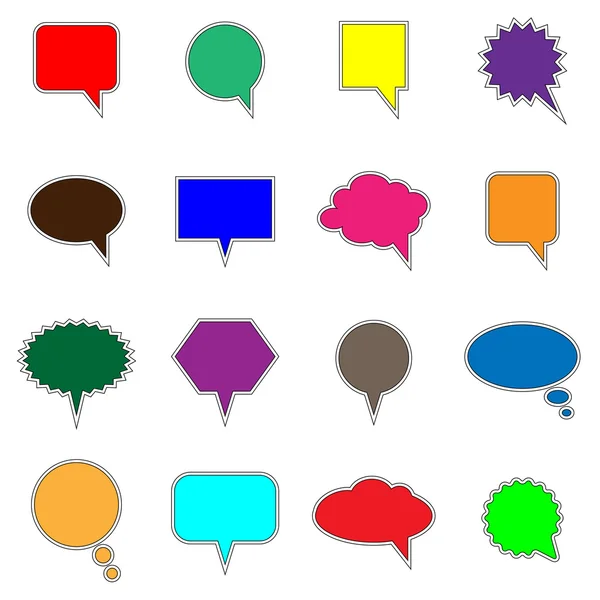 Nuages de communication — Image vectorielle