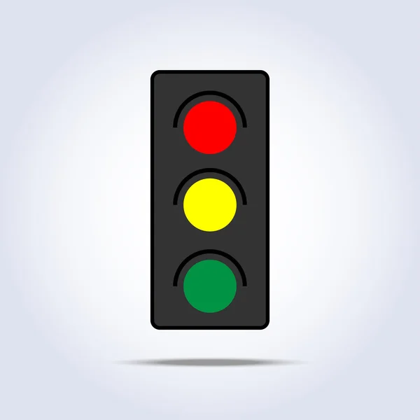 Ikona światła drogowego — Wektor stockowy