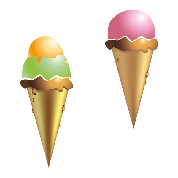 Helados — Vector de stock