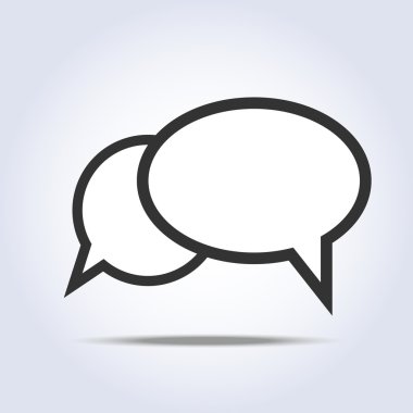 İletişim baloncukları simgesi