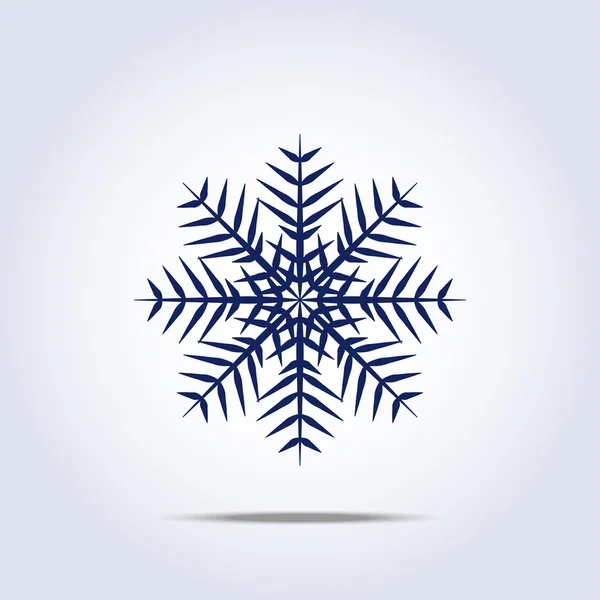 Значок снежинки. векторная иллюстрация — стоковый вектор