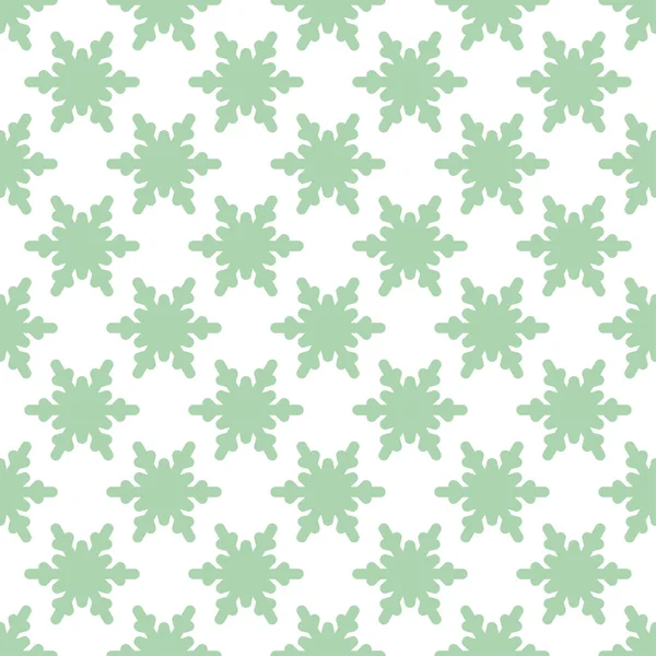 Bezešvé textury vzor se sněhové vločky na bílém — Stockový vektor