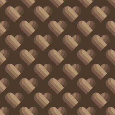 Logo sanatı kalpleri kusursuz arkaplan modelini sever