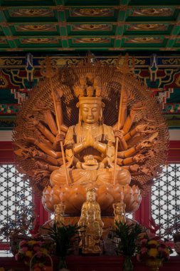 Ahşap oyma guan yin
