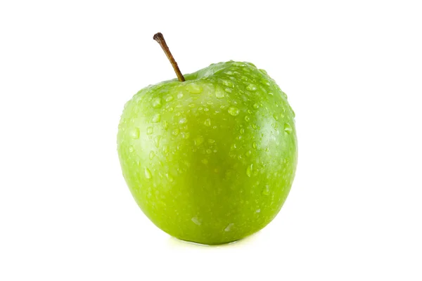 Grönt äpple — Stockfoto