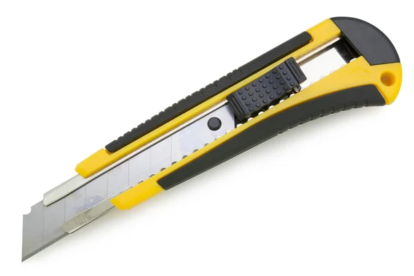 Yellow utility Knife — Stock Photo, Image