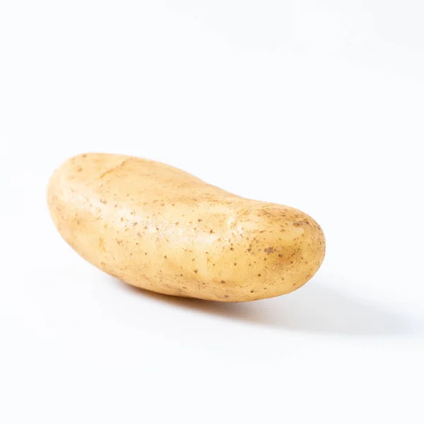 Raw Potatoes Isolated White Background — Stock Photo, Image