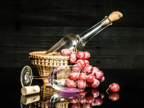Uvas vino —  Fotos de Stock