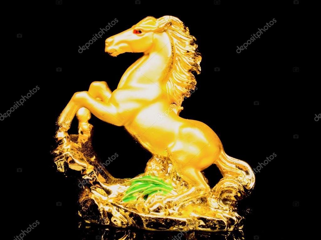 Golden Horse Stock Photo Image By C Wmitrmatr