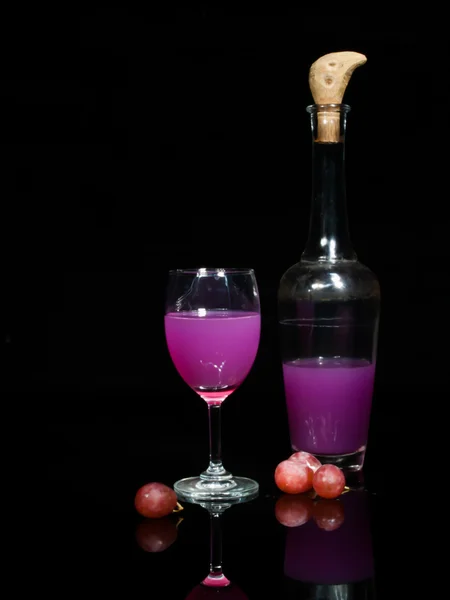 Вина і винограду — стокове фото