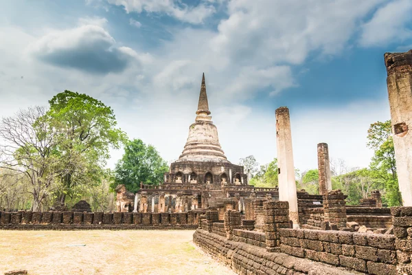Sukhothai rovina la città vecchia — Foto Stock